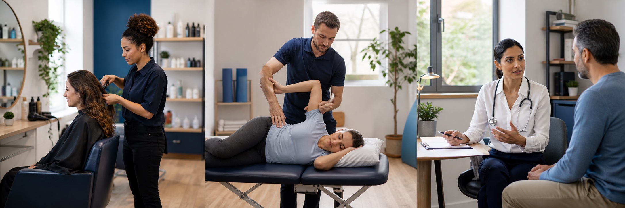 Beauty, wellbeing and clinic professionals